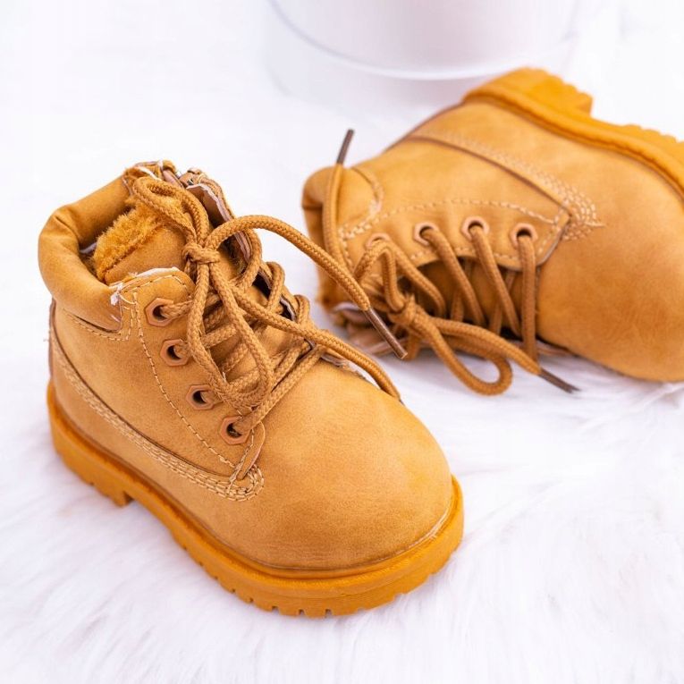 FRROCK Stivali da caccia caldi per bambini Camel Dexter marrone 2