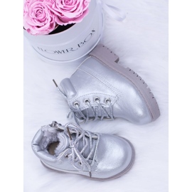 FRROCK Stivali Dexter Trappers isolati argento per bambini d'argento 1