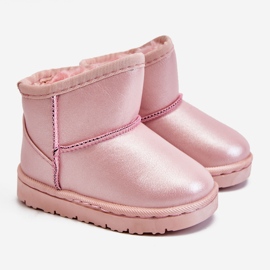 FRROCK Caldi stivali da neve rosa Scooby per bambini 1