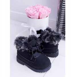FRROCK Stivali caldi neri da bambino Fobos nero 2