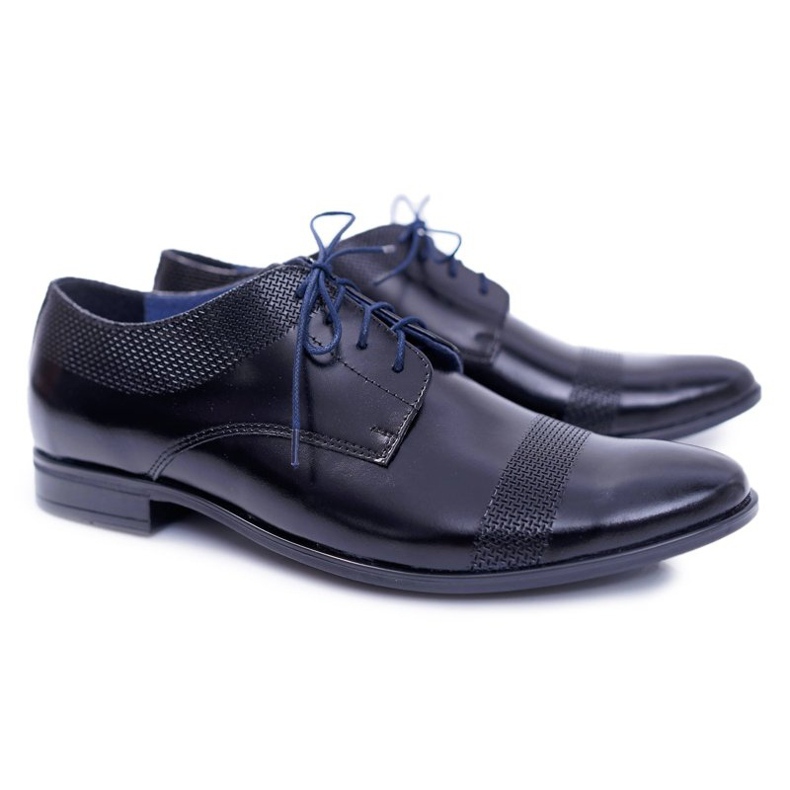 Bednarek Polish Shoes Scarpe Brogue da Uomo Bednarek Elegant Leather Nero Maestro 1