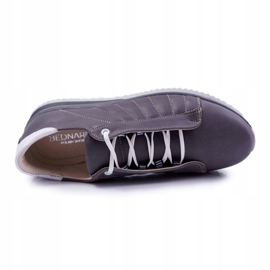 Bednarek Polish Shoes Scarpe Brogues da uomo Bednarek Sport in pelle grigie Geos grigio 4