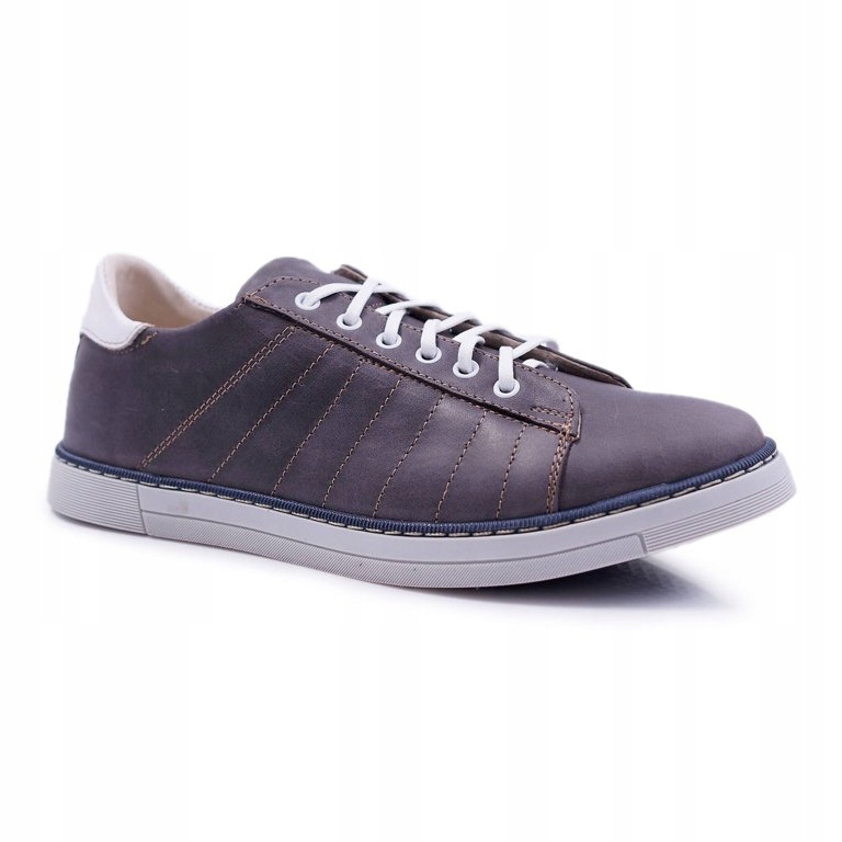 Bednarek Polish Shoes Scarpe Brogues da uomo in pelle Bednarek Sport Grigio Salvatore 1
