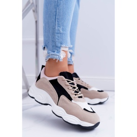 NFR Scarpe Sportive Donna Camoscio Beige Lollipop 1