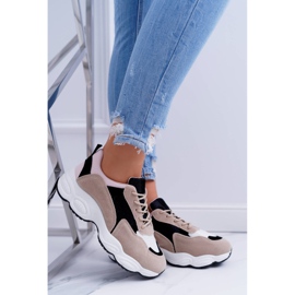 NFR Scarpe Sportive Donna Camoscio Beige Lollipop 2