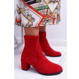 Stivali Primavera Donna Con Tacco Alto Sergio Leone Slip-On Rosso LikeStar 1