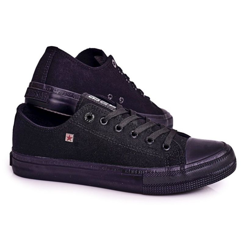 Sneakers Uomo Basse Big Star Nere AA174009SS19 nero 1