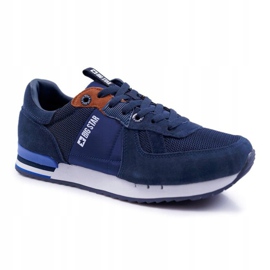 Scarpe Sportive Uomo Big Star Pelle Scamosciata Blu Navy DD174321 2