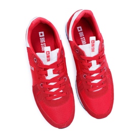 Scarpe Sportive Uomo Big Star Pelle Scamosciata Rosse DD174322 rosso 1