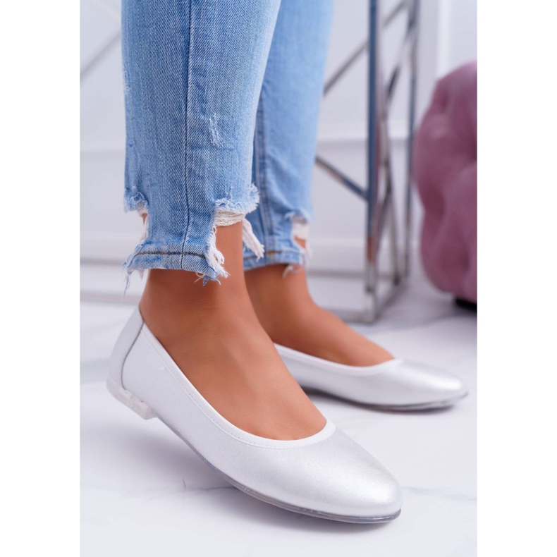Ballerine da donna Sergio Leone Silver Plex grigio 1