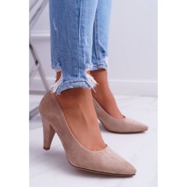 Décolleté Donna Sergio Leone PB139 Beige Felice 2