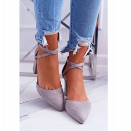 PS1 Décolleté Da Donna Con Tacco In Spitz Grey Cosmo grigio 2