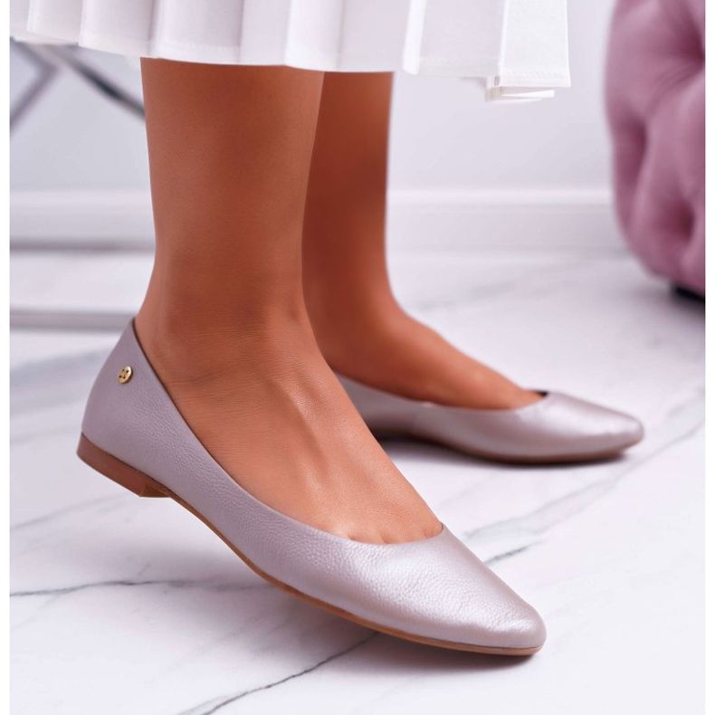 Ballerine da donna Maciejka Pelle Beige 04100 1