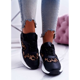FRJ Scarpe Sportive da Donna Nere Leopard Mezeno nero 2