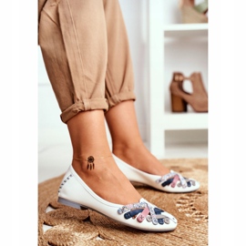 Ballerine da donna Maciejka Pelle Bianche 01358 bianca 2