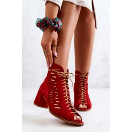 Pelle Scamosciata Donna Maciejka Rosso 04040-08 1