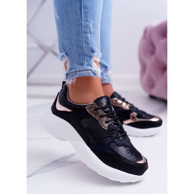 Moow Scarpe Sportive Donna Nere Rendy nero giallo 2
