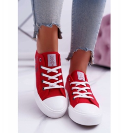 Sneakers Donna Cross Jeans Rosso DD2R4072 2