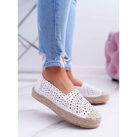 HAN Espadrillas da donna, Slip-on White Satisfaction bianco 1