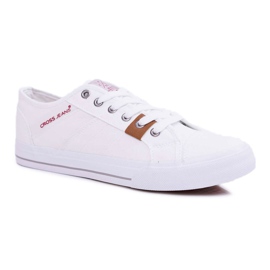Sneakers Uomo Classic Cross Jeans Tessuto Bianco DD1R4029 1