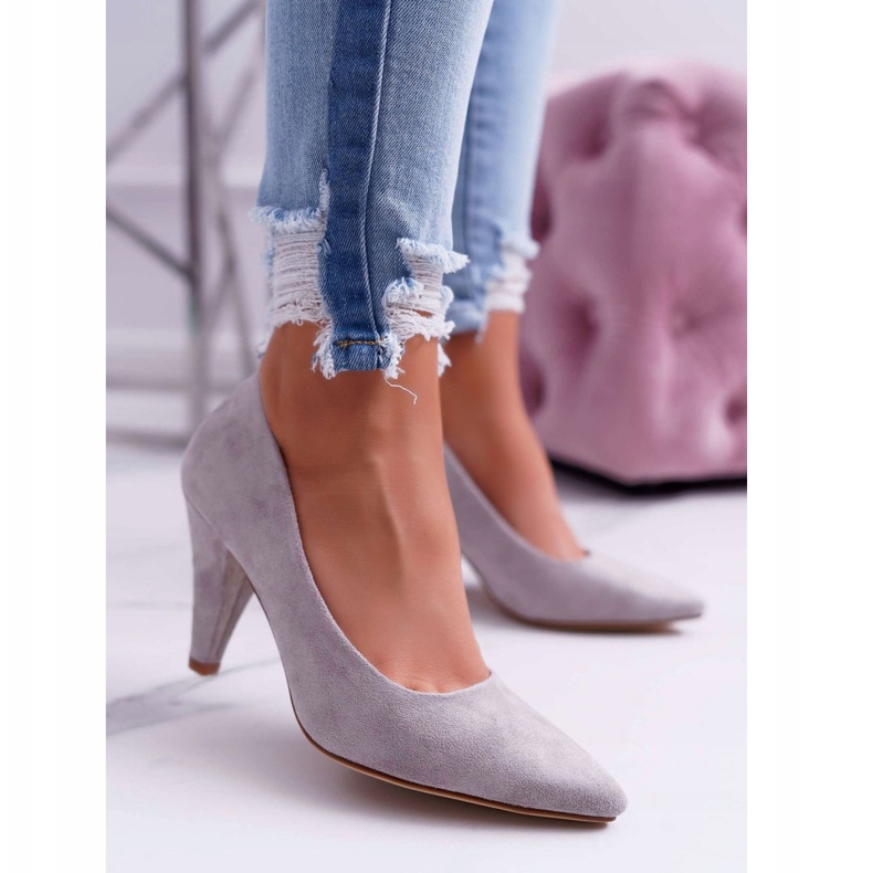Décolleté Donna Sergio Leone PB139 Grigio Felice 1
