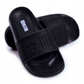 Pantofole nere per bambini e ragazzi Big Star DD374157 nero 2