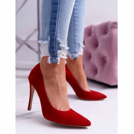 Tacchi a spillo da donna Laura Messi 1727 Pelle scamosciata Red Valentine rosso 1