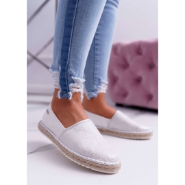 Espadrillas da donna Big Star Braided Sole Argento DD274770 grigio 1