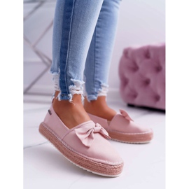 Espadrillas da donna Materiale Big Star Pink DD274785 rosa 1