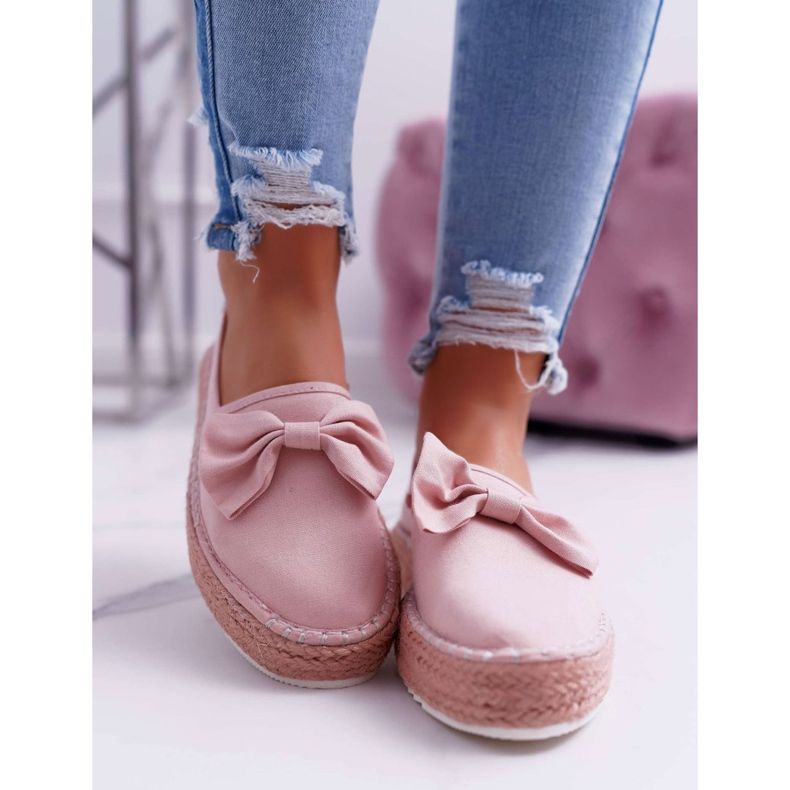 Espadrillas da donna Materiale Big Star Pink DD274785 rosa 2
