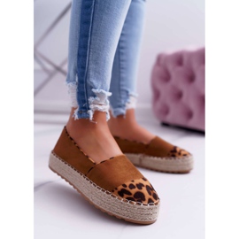 Espadrillas da donna Camel Platform Ringer marrone 1