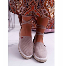 Espadrillas da donna Big Star su piattaforma beige DD274A193 2