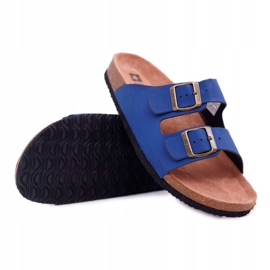 Ciabatte Da Uomo Con Fibbie Big Star Navy Blue DD174604 blu navy 1
