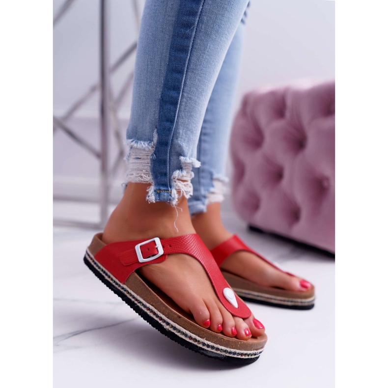 Infradito da donna Red Big Star DD274128 rosso 1