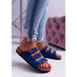 Pantofole da donna blu navy Big Star DD274140 1