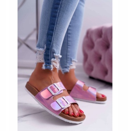 Pantofole da donna viola Big Star DD274136 1