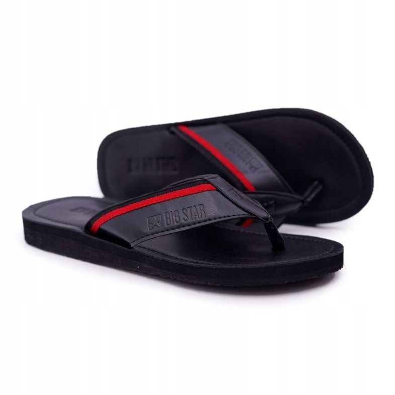 Pantofole Uomo Infradito Big Star Nero DD174678 1