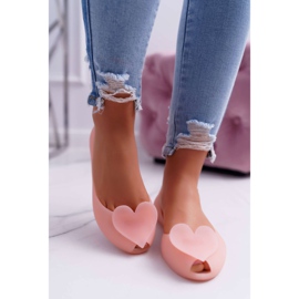 Ballerine rosa da donna Meliski Hearts Opacify 2