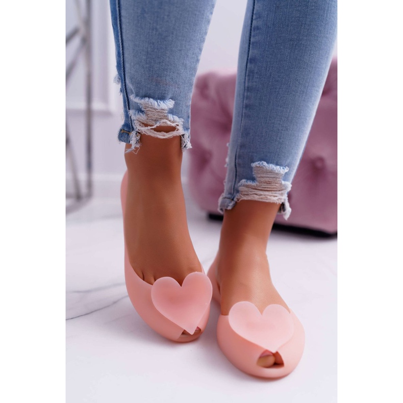 Ballerine rosa da donna Meliski Hearts Opacify 2