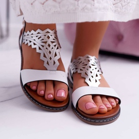 Sandali Bassi da Donna Sergio Leone SK011 Bianco Lirielle 2