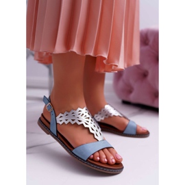 Sandali Bassi da Donna Sergio Leone SK011 Blu Lirielle 1