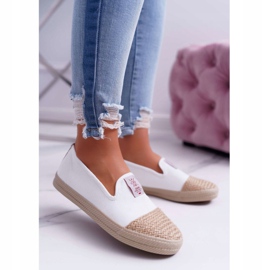 Espadrillas Donna Cross Jeans Bianco DD2R4044 1
