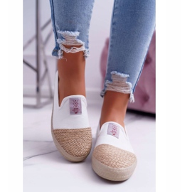 Espadrillas Donna Cross Jeans Bianco DD2R4044 2
