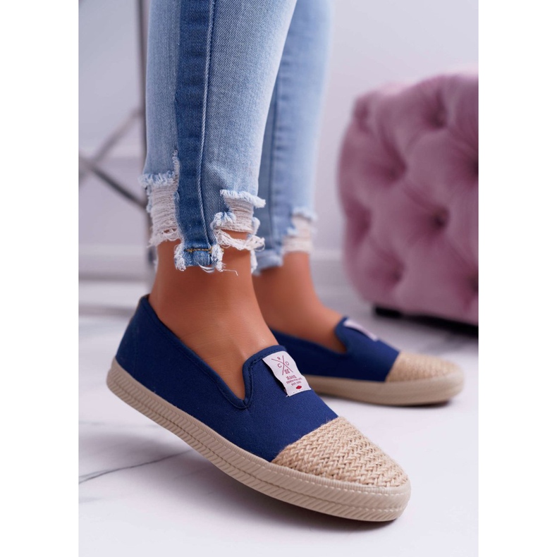 Espadrillas da donna Cross Jeans Blu Navy DD2R4046 1