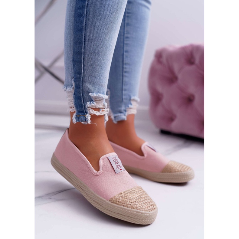 Espadrillas Donna Cross Jeans Rosa DD2R4048 1