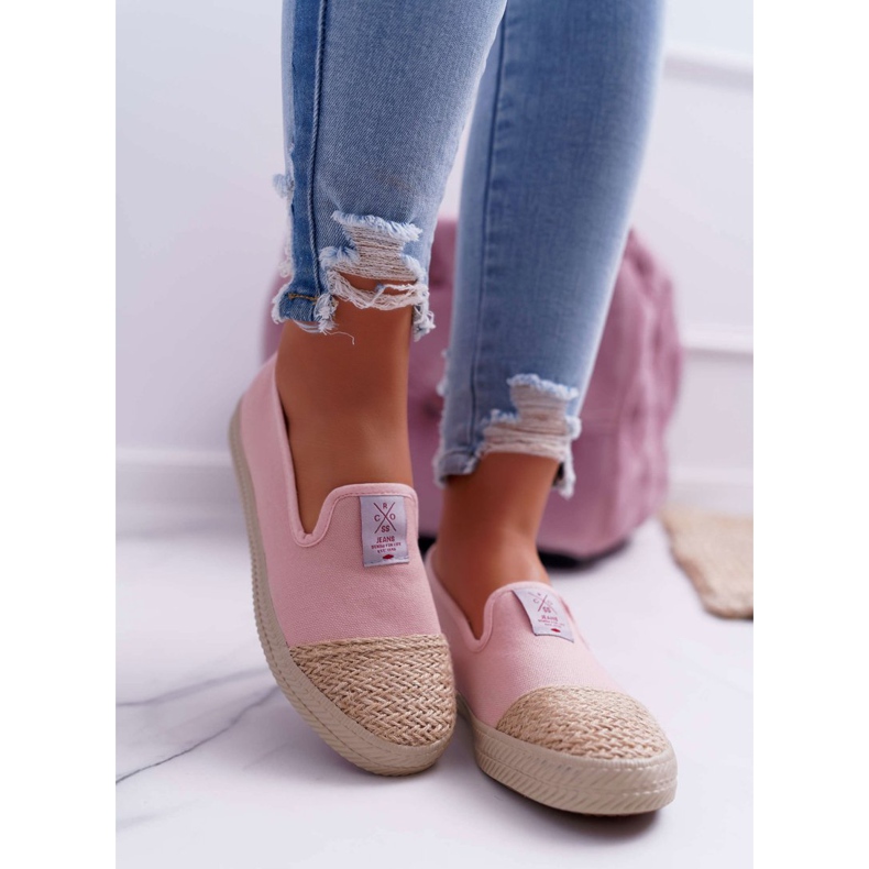 Espadrillas Donna Cross Jeans Rosa DD2R4048 2