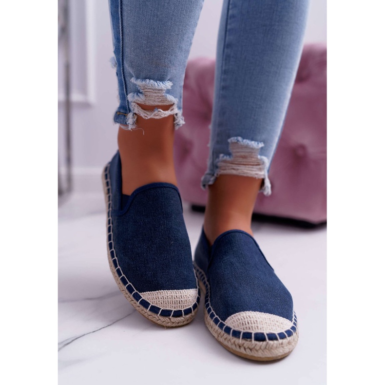 Espadrillas da donna Cross Jeans Blu Navy DD2R4108 2