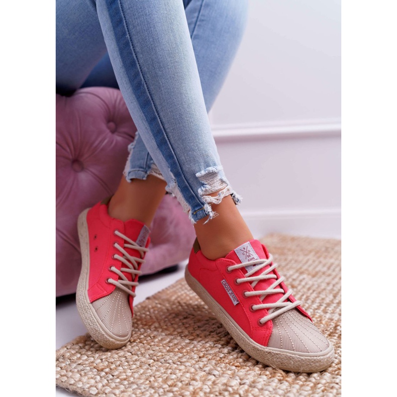 Sneakers Donna Cross Jeans Rosa DD2R4096 1