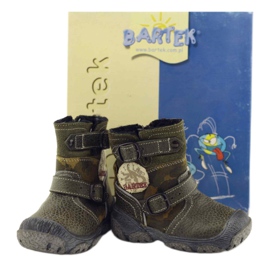 Stivali per bambini in pelle 91543 Green Bartek verde 4