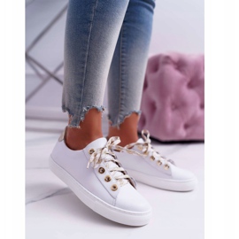 Nicole Sneakers Donna Pelle Bianche Viss bianco 1